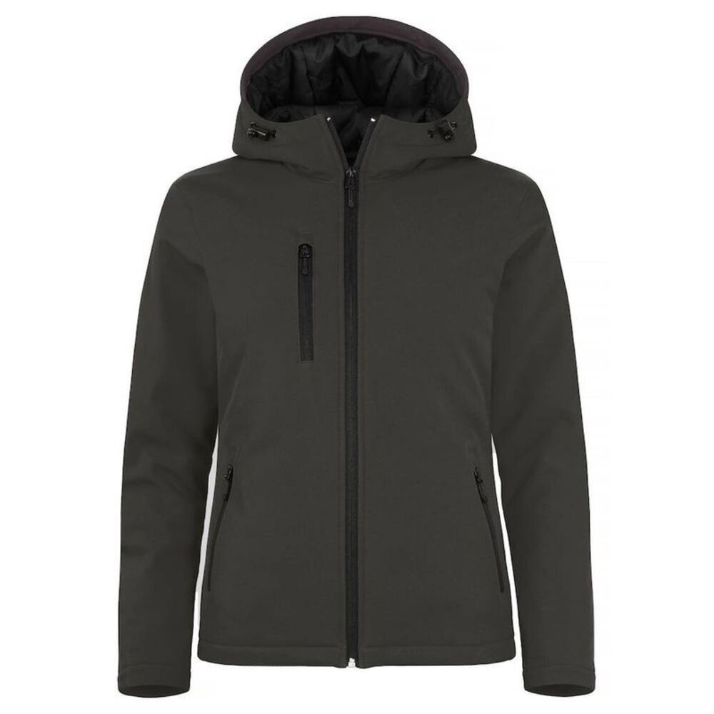 Clique Womens/Ladies Padded Soft Shell Jacket / Dark Grey